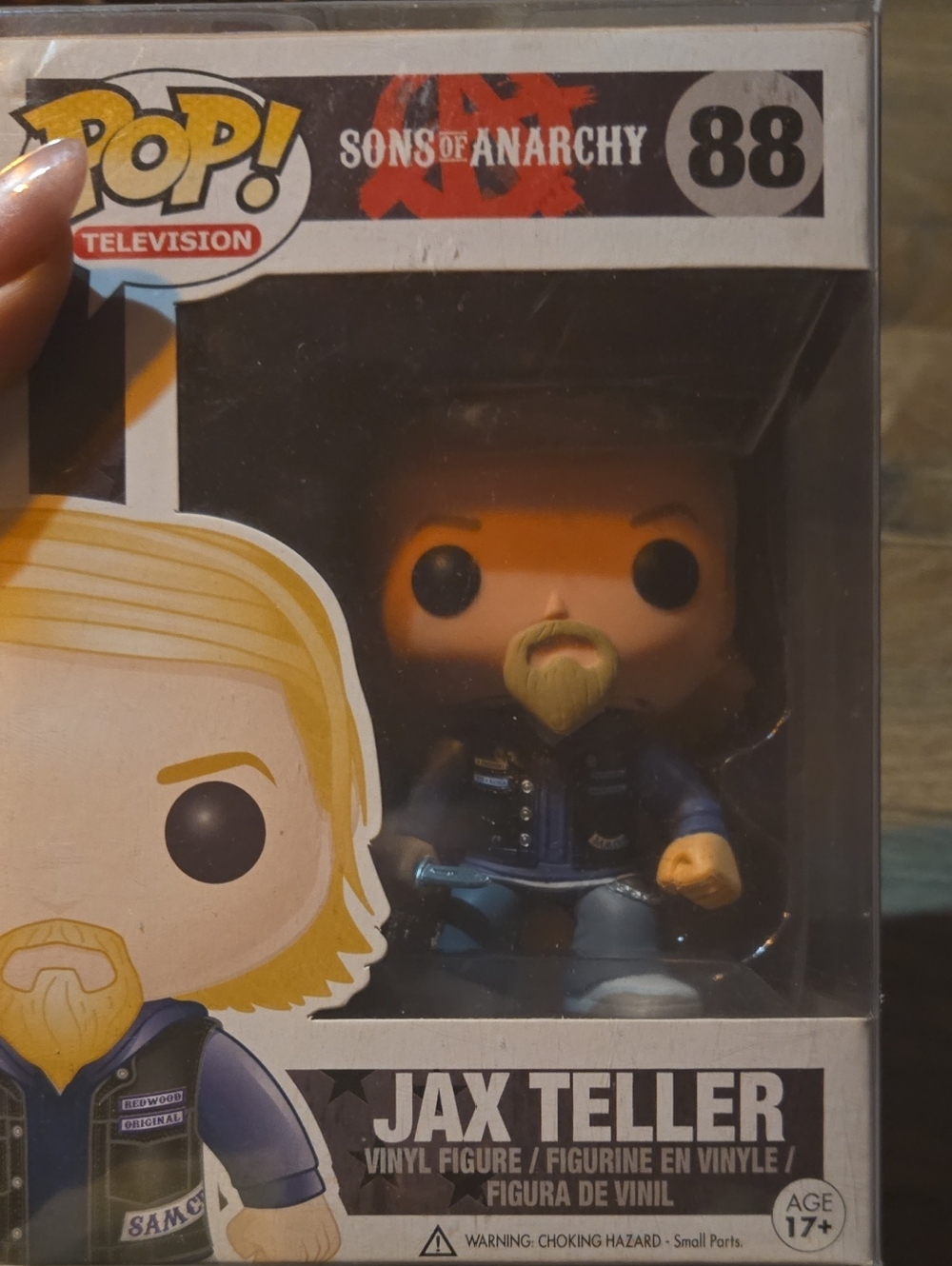 Funko Jax Teller Vinyl Figure - Blue Jacket, Blond Hair